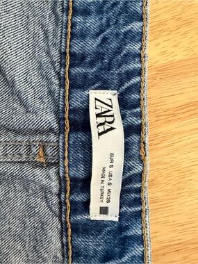 ZARA long denim skirt